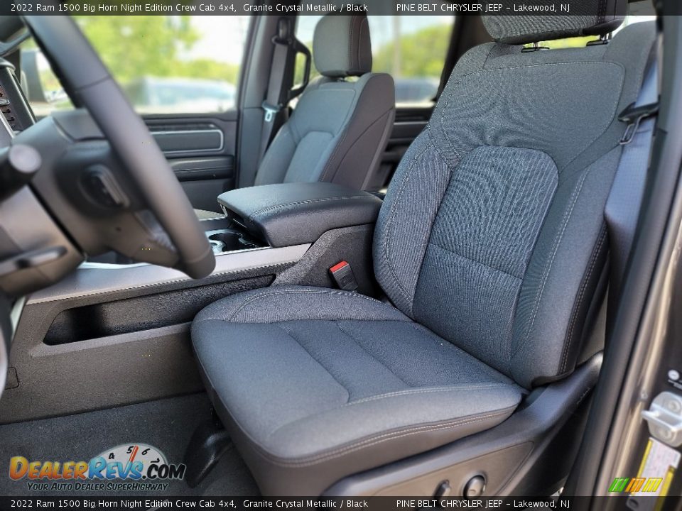 2022 Ram 1500 Big Horn Night Edition Crew Cab 4x4 Granite Crystal Metallic / Black Photo #10