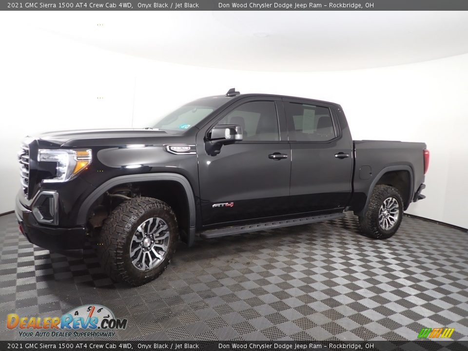 2021 GMC Sierra 1500 AT4 Crew Cab 4WD Onyx Black / Jet Black Photo #6
