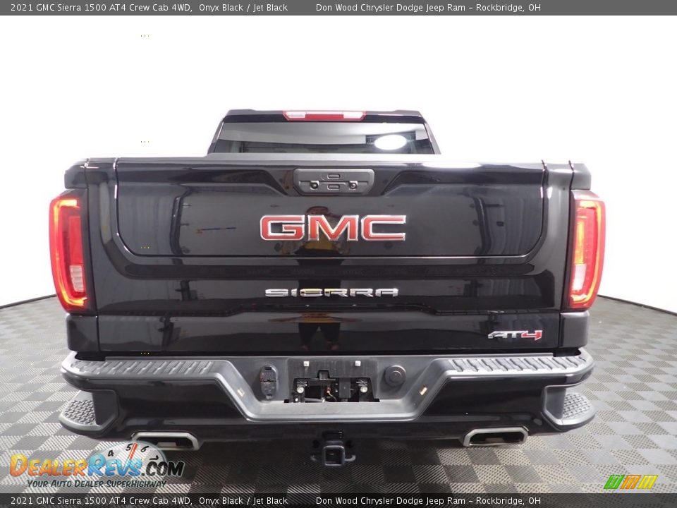 2021 GMC Sierra 1500 AT4 Crew Cab 4WD Onyx Black / Jet Black Photo #8