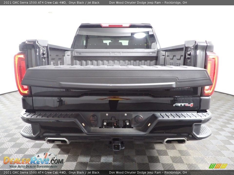 2021 GMC Sierra 1500 AT4 Crew Cab 4WD Onyx Black / Jet Black Photo #9