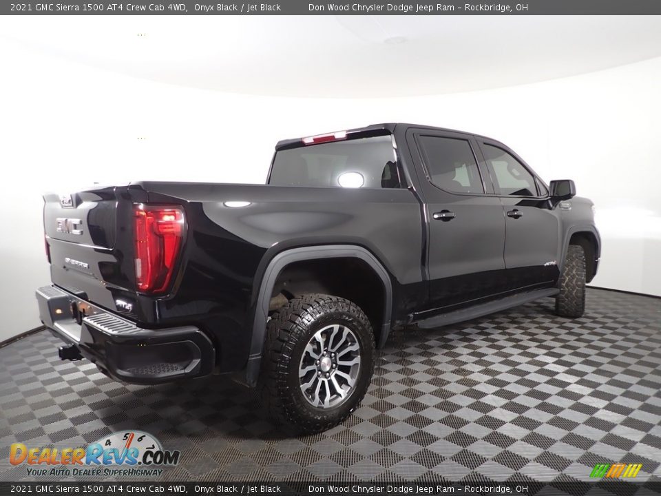 2021 GMC Sierra 1500 AT4 Crew Cab 4WD Onyx Black / Jet Black Photo #11