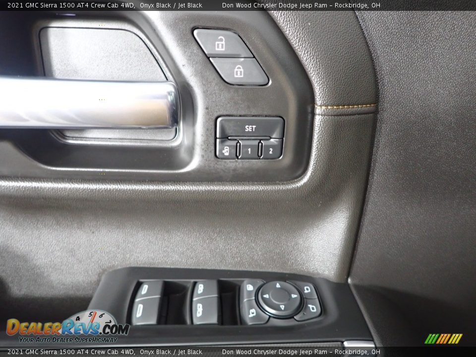2021 GMC Sierra 1500 AT4 Crew Cab 4WD Onyx Black / Jet Black Photo #13