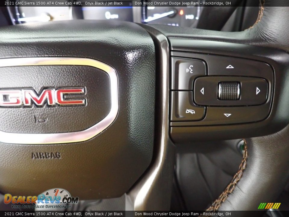 2021 GMC Sierra 1500 AT4 Crew Cab 4WD Onyx Black / Jet Black Photo #18