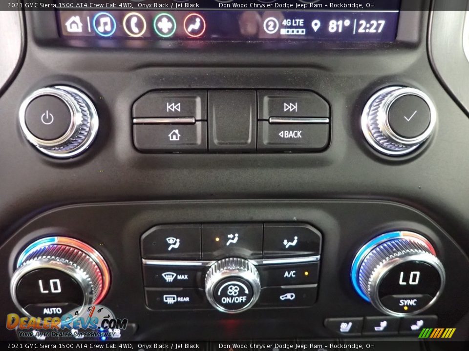 2021 GMC Sierra 1500 AT4 Crew Cab 4WD Onyx Black / Jet Black Photo #20
