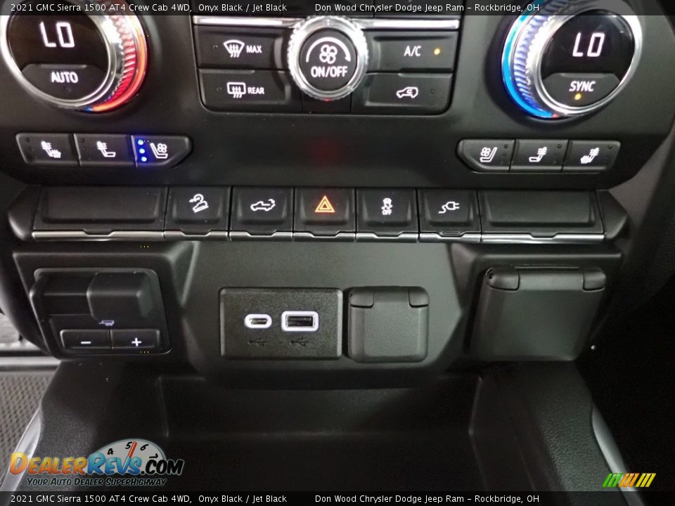 2021 GMC Sierra 1500 AT4 Crew Cab 4WD Onyx Black / Jet Black Photo #21