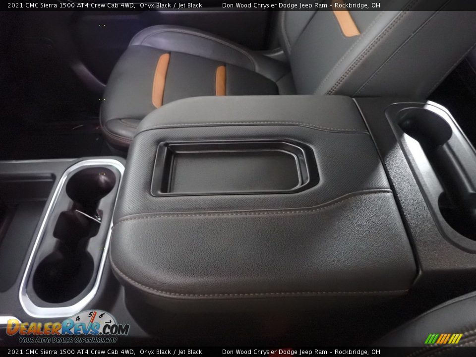 2021 GMC Sierra 1500 AT4 Crew Cab 4WD Onyx Black / Jet Black Photo #22