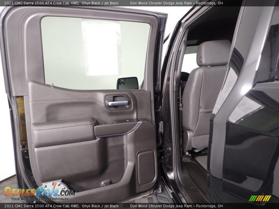 2021 GMC Sierra 1500 AT4 Crew Cab 4WD Onyx Black / Jet Black Photo #24