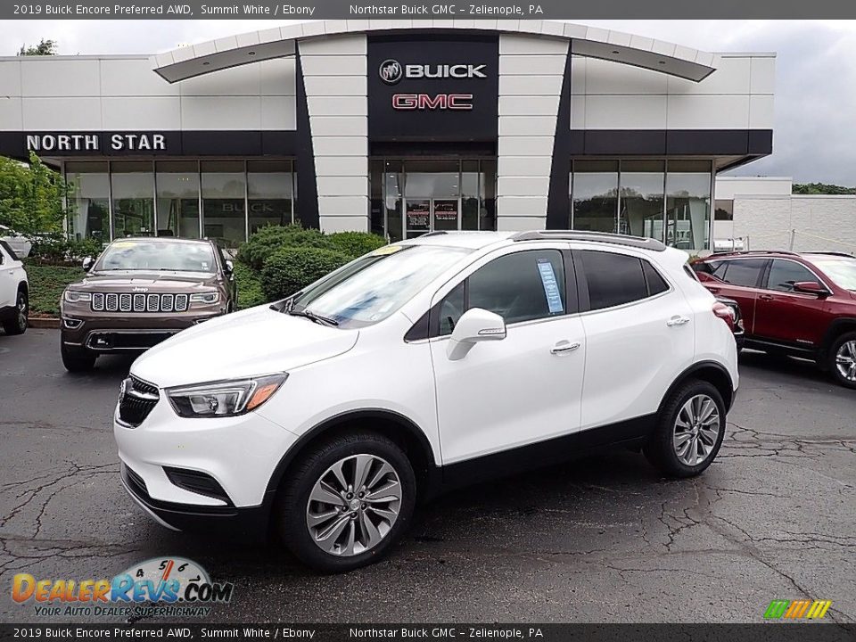 2019 Buick Encore Preferred AWD Summit White / Ebony Photo #1