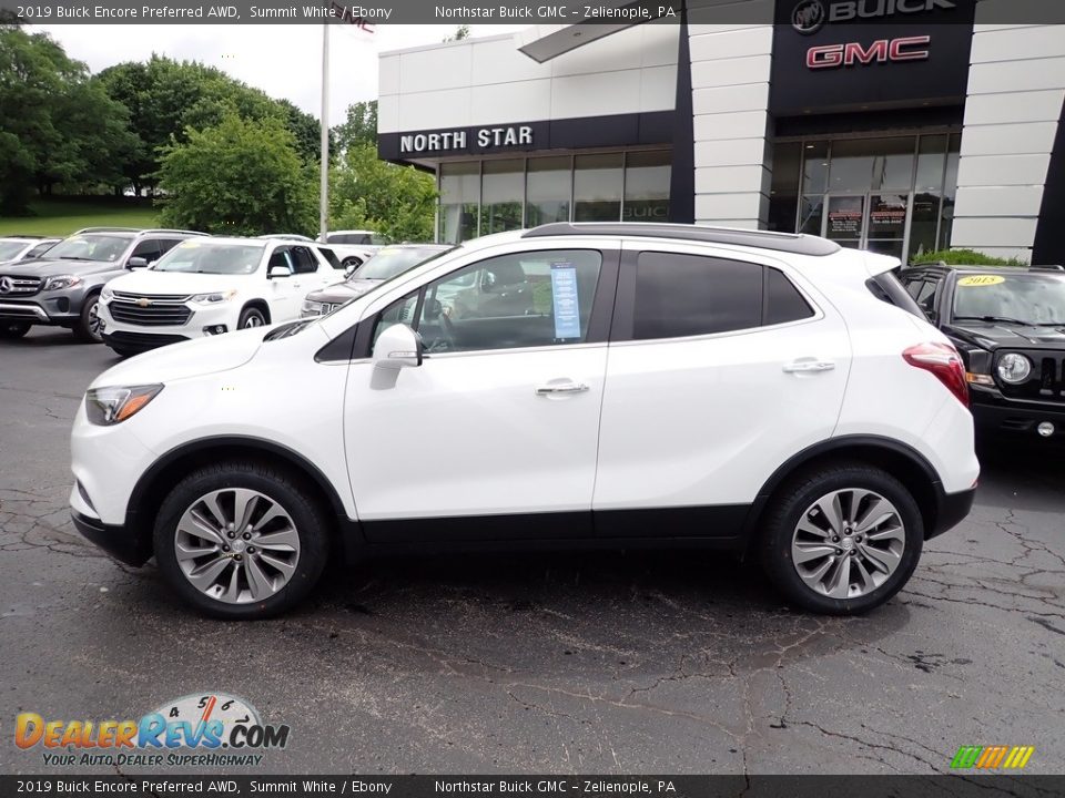 2019 Buick Encore Preferred AWD Summit White / Ebony Photo #2