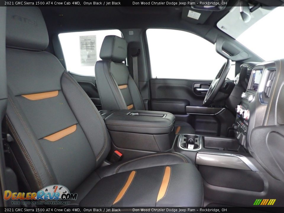2021 GMC Sierra 1500 AT4 Crew Cab 4WD Onyx Black / Jet Black Photo #28
