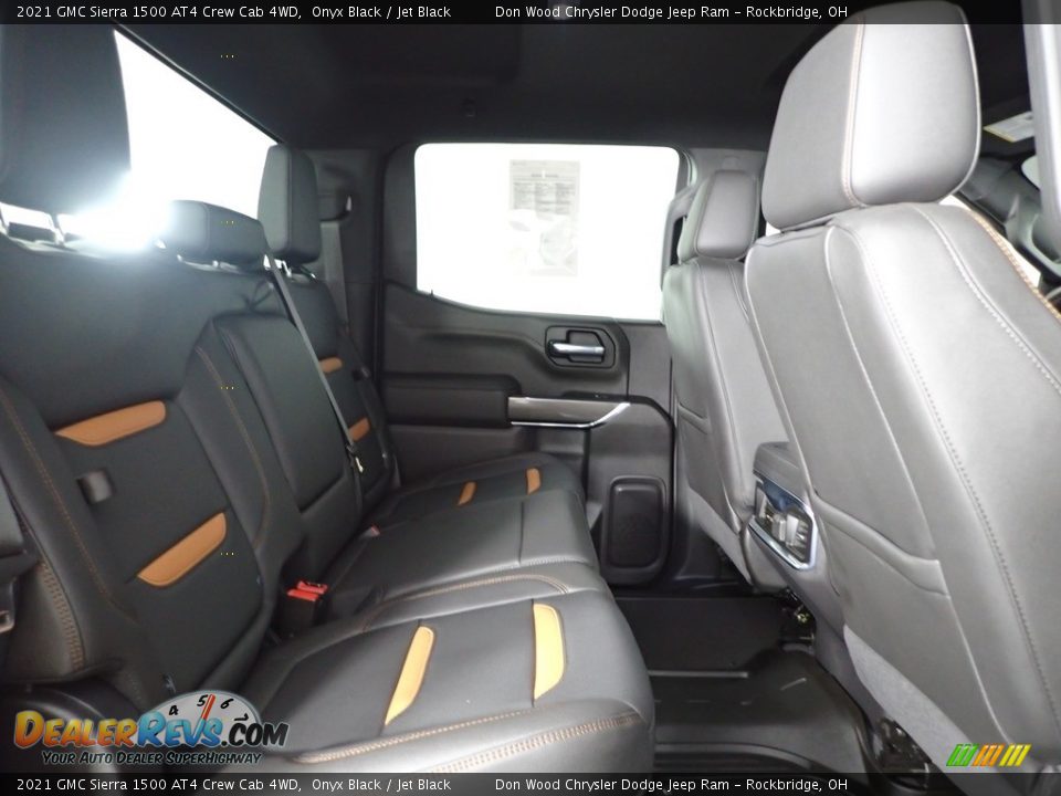 2021 GMC Sierra 1500 AT4 Crew Cab 4WD Onyx Black / Jet Black Photo #31