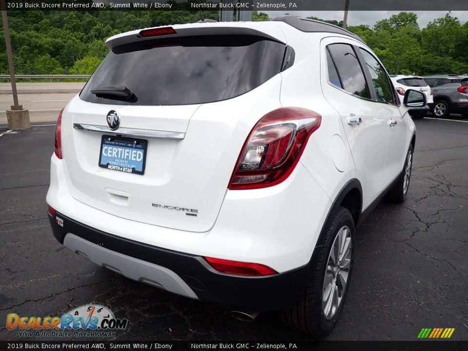 2019 Buick Encore Preferred AWD Summit White / Ebony Photo #6