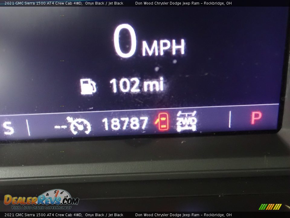 2021 GMC Sierra 1500 AT4 Crew Cab 4WD Onyx Black / Jet Black Photo #33