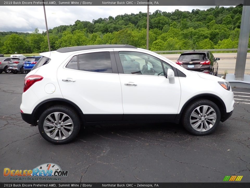 2019 Buick Encore Preferred AWD Summit White / Ebony Photo #8