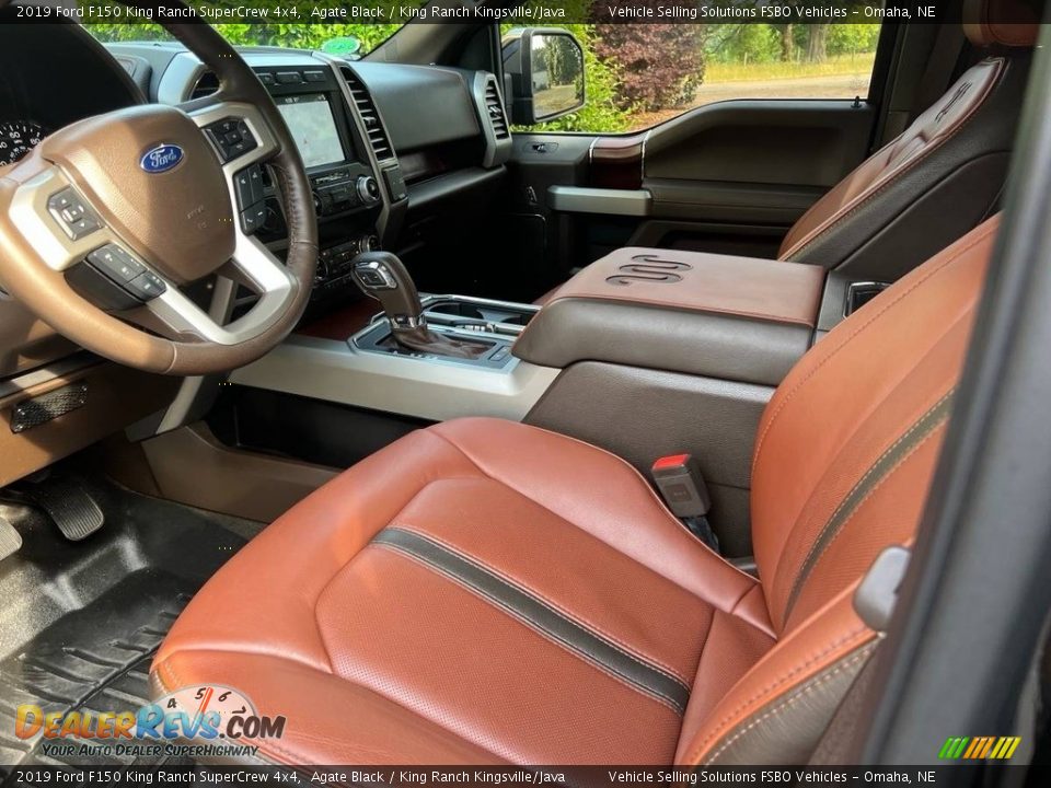 2019 Ford F150 King Ranch SuperCrew 4x4 Agate Black / King Ranch Kingsville/Java Photo #2