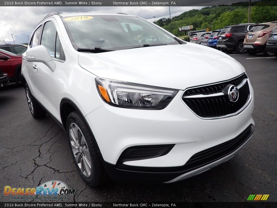 2019 Buick Encore Preferred AWD Summit White / Ebony Photo #10