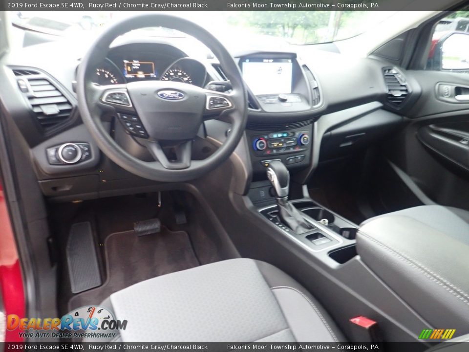 2019 Ford Escape SE 4WD Ruby Red / Chromite Gray/Charcoal Black Photo #19