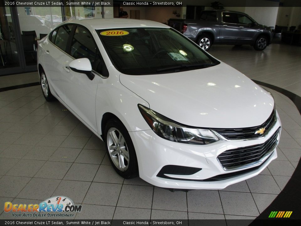 2016 Chevrolet Cruze LT Sedan Summit White / Jet Black Photo #2