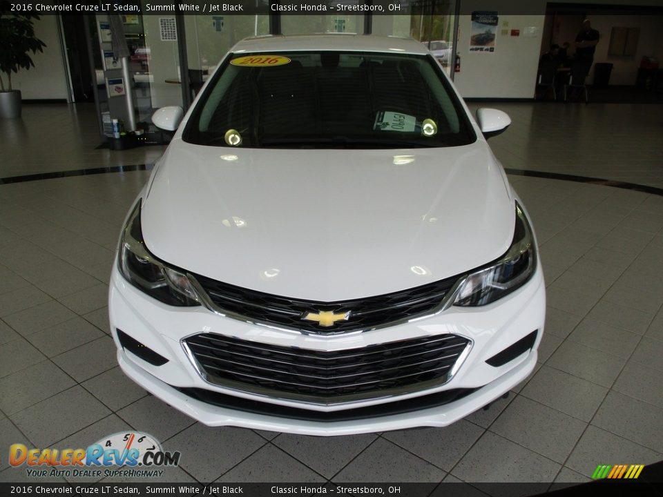 2016 Chevrolet Cruze LT Sedan Summit White / Jet Black Photo #3