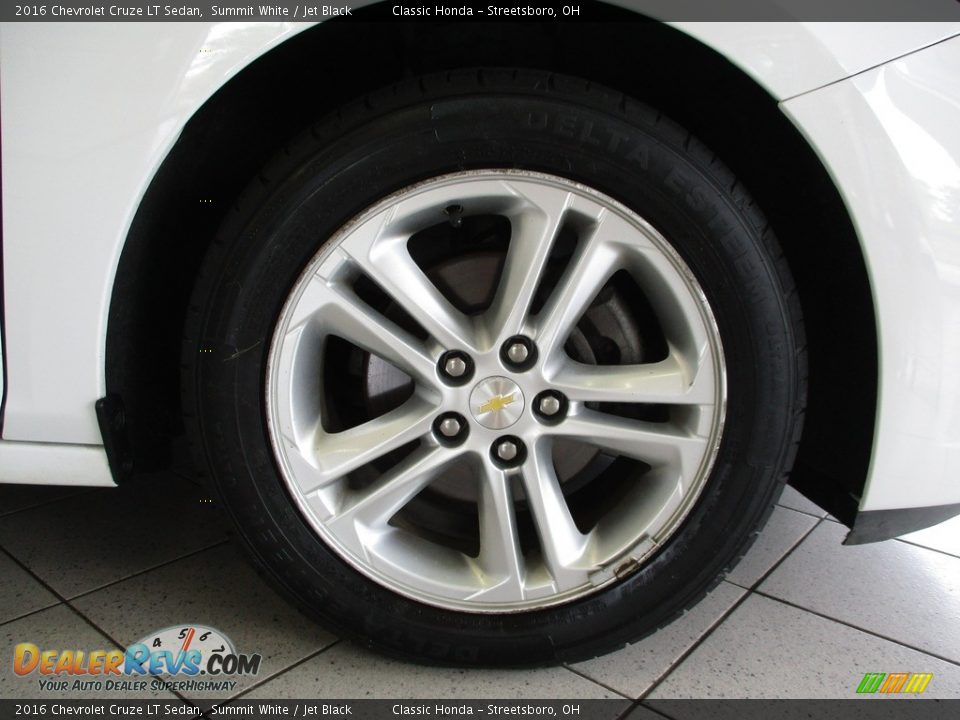 2016 Chevrolet Cruze LT Sedan Summit White / Jet Black Photo #5