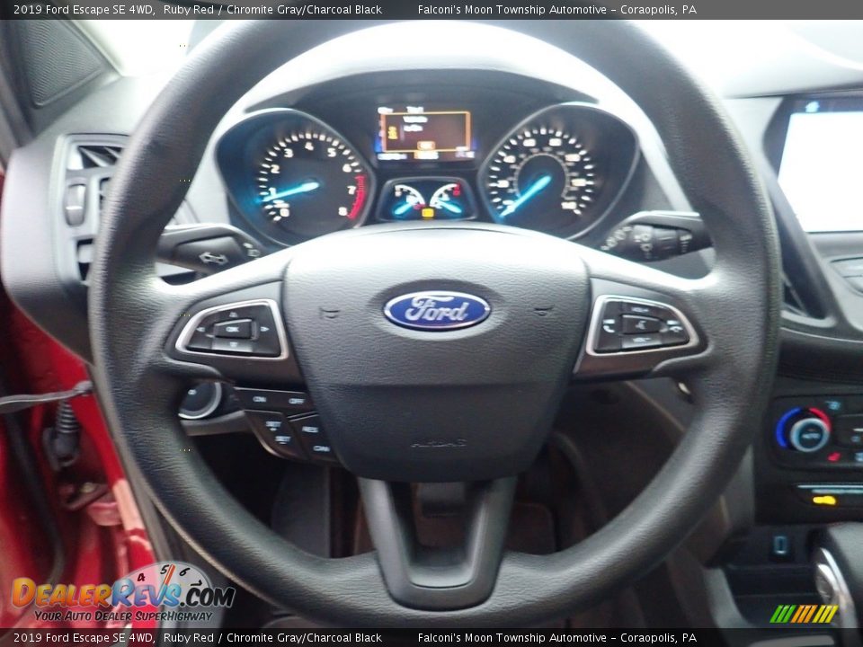 2019 Ford Escape SE 4WD Ruby Red / Chromite Gray/Charcoal Black Photo #24