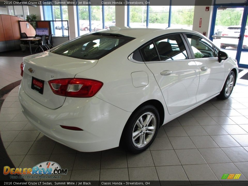 2016 Chevrolet Cruze LT Sedan Summit White / Jet Black Photo #7