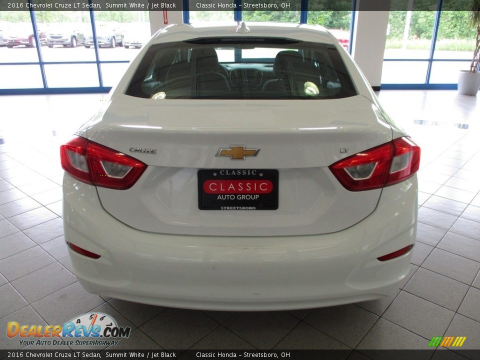 2016 Chevrolet Cruze LT Sedan Summit White / Jet Black Photo #8