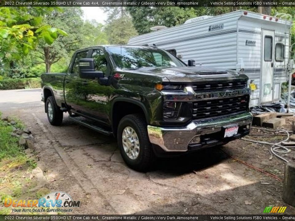 2022 Chevrolet Silverado 3500HD LT Crew Cab 4x4 Greenstone Metallic / Gideon/­Very Dark Atmosphere Photo #1