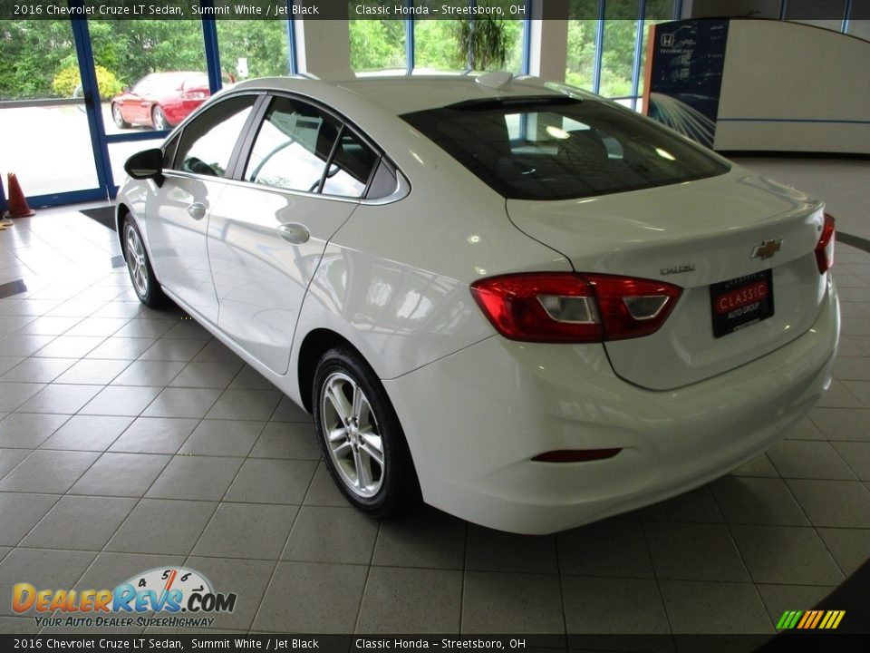 2016 Chevrolet Cruze LT Sedan Summit White / Jet Black Photo #9