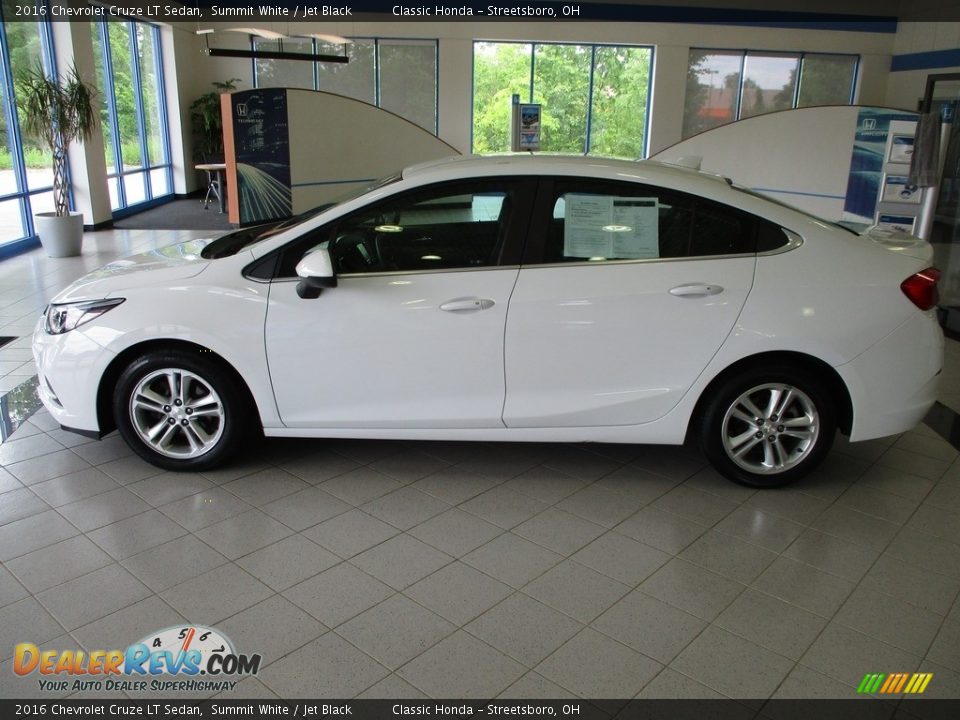 2016 Chevrolet Cruze LT Sedan Summit White / Jet Black Photo #10