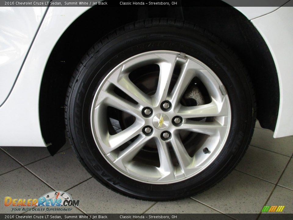 2016 Chevrolet Cruze LT Sedan Summit White / Jet Black Photo #11