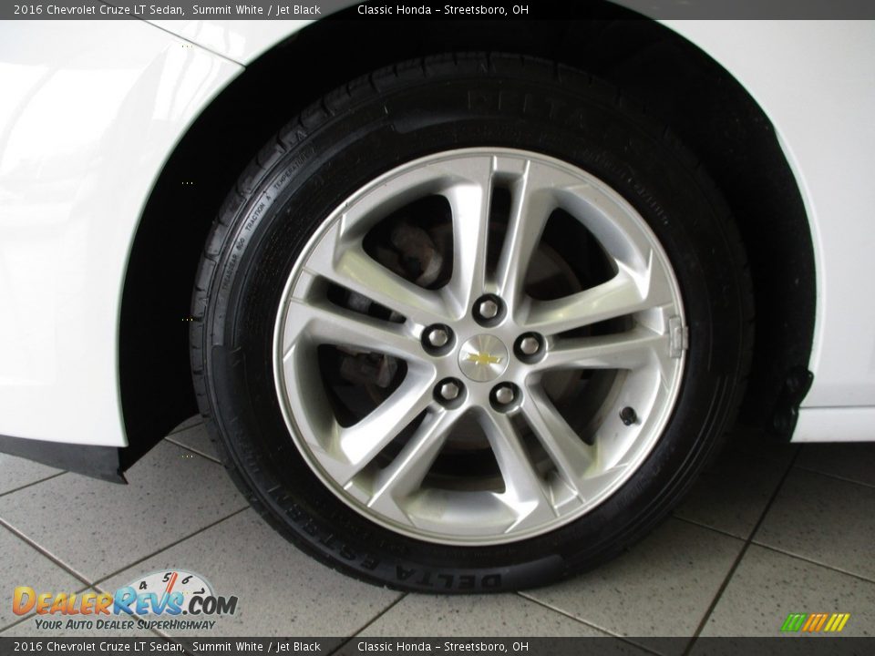 2016 Chevrolet Cruze LT Sedan Summit White / Jet Black Photo #12