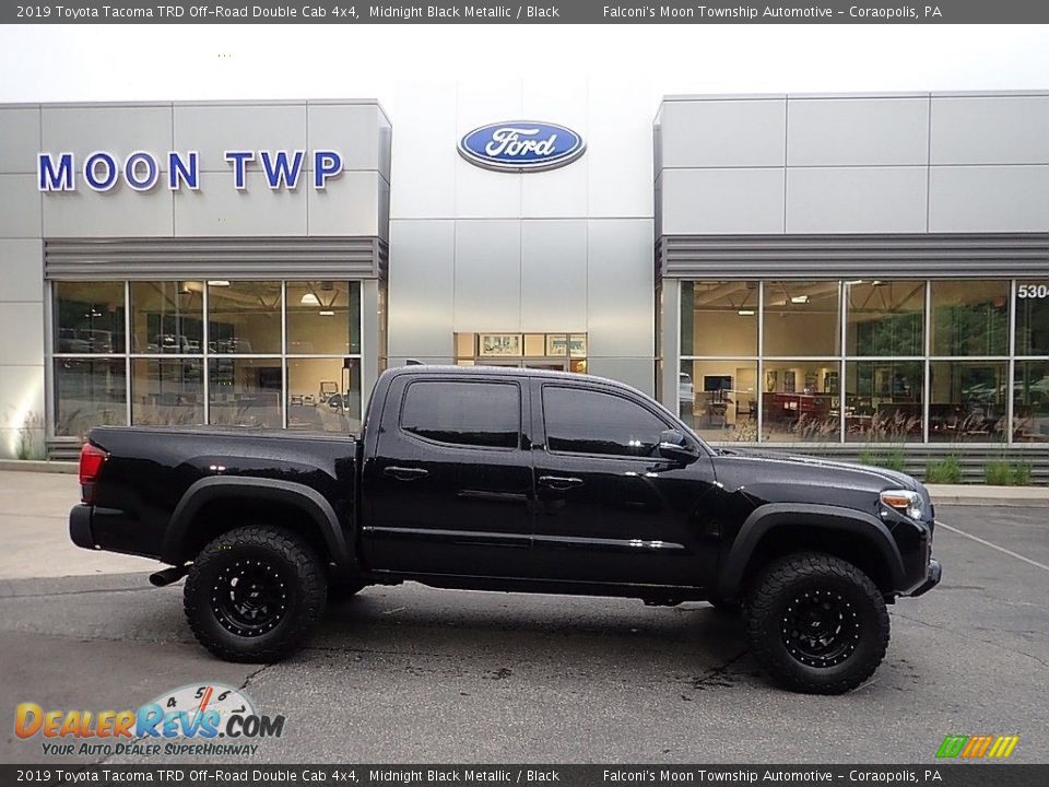 2019 Toyota Tacoma TRD Off-Road Double Cab 4x4 Midnight Black Metallic / Black Photo #1