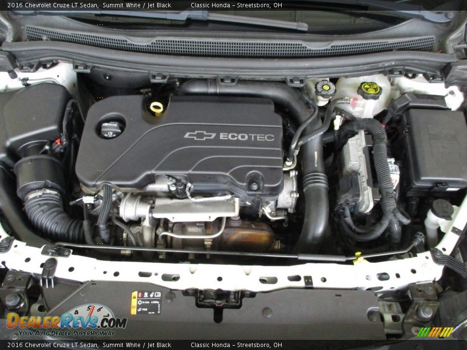 2016 Chevrolet Cruze LT Sedan Summit White / Jet Black Photo #13