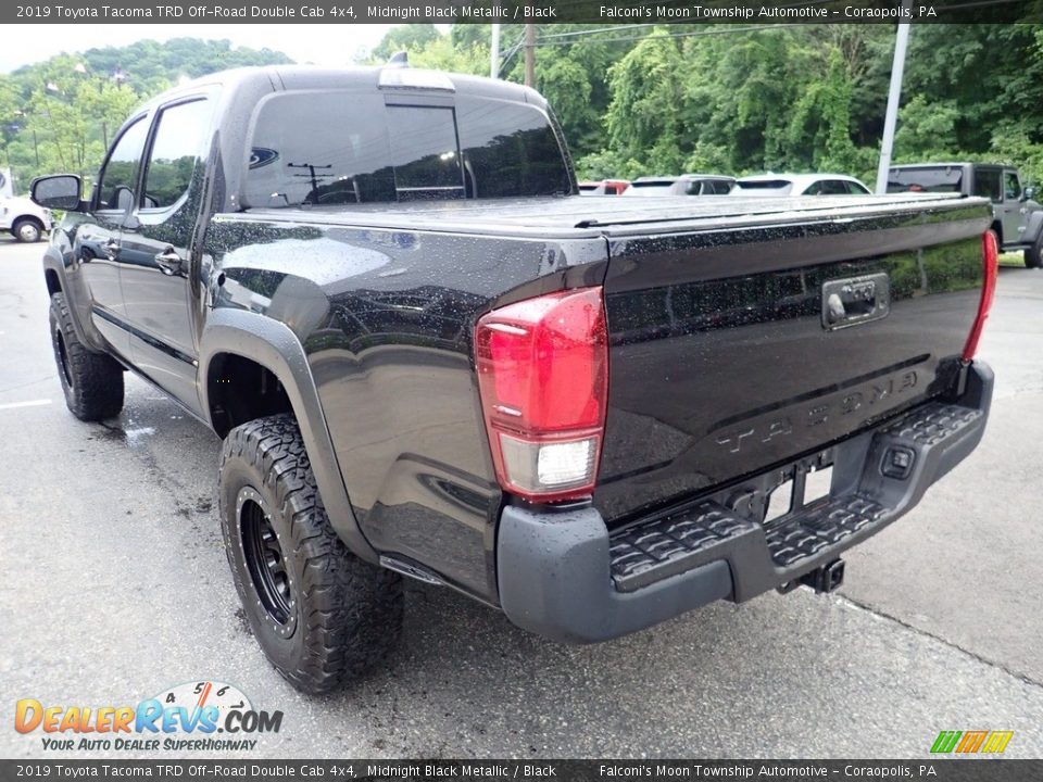 2019 Toyota Tacoma TRD Off-Road Double Cab 4x4 Midnight Black Metallic / Black Photo #4