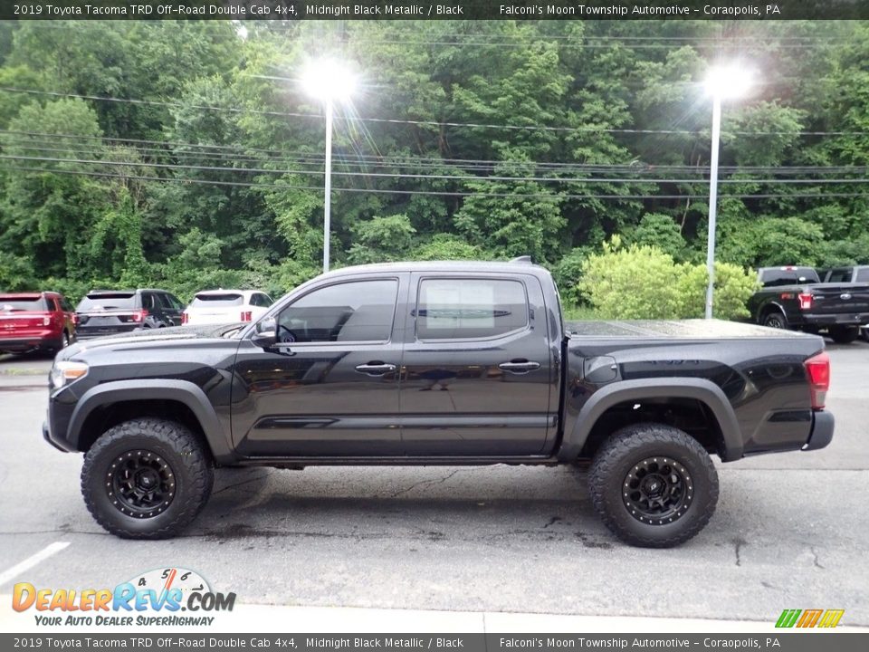 2019 Toyota Tacoma TRD Off-Road Double Cab 4x4 Midnight Black Metallic / Black Photo #5