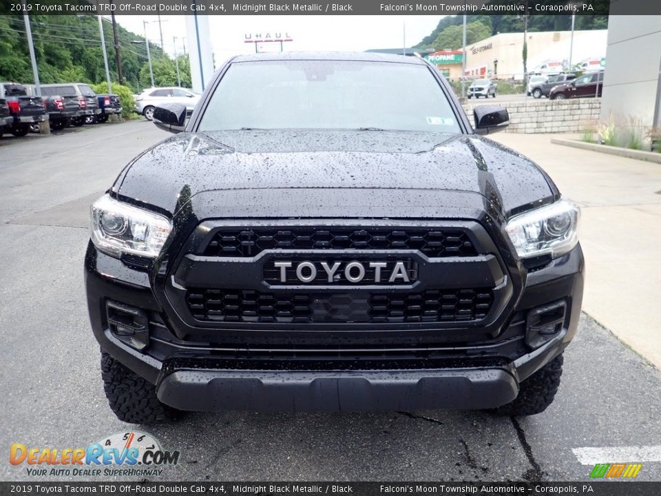 2019 Toyota Tacoma TRD Off-Road Double Cab 4x4 Midnight Black Metallic / Black Photo #7