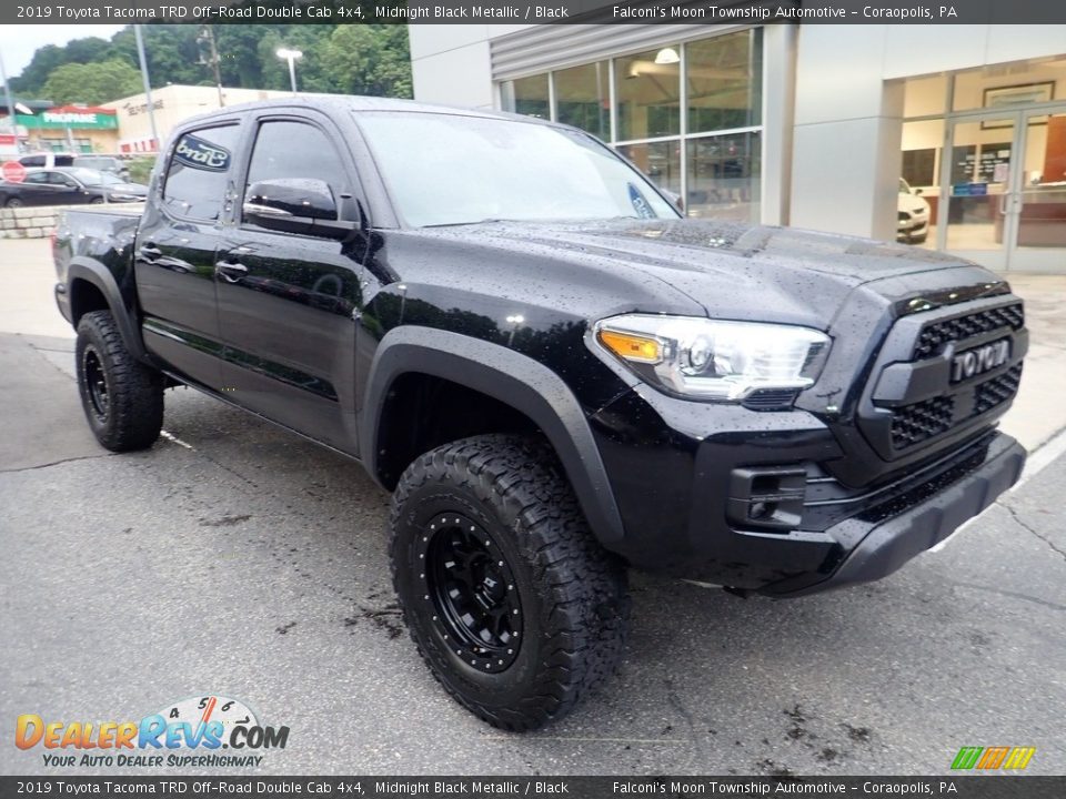 2019 Toyota Tacoma TRD Off-Road Double Cab 4x4 Midnight Black Metallic / Black Photo #8