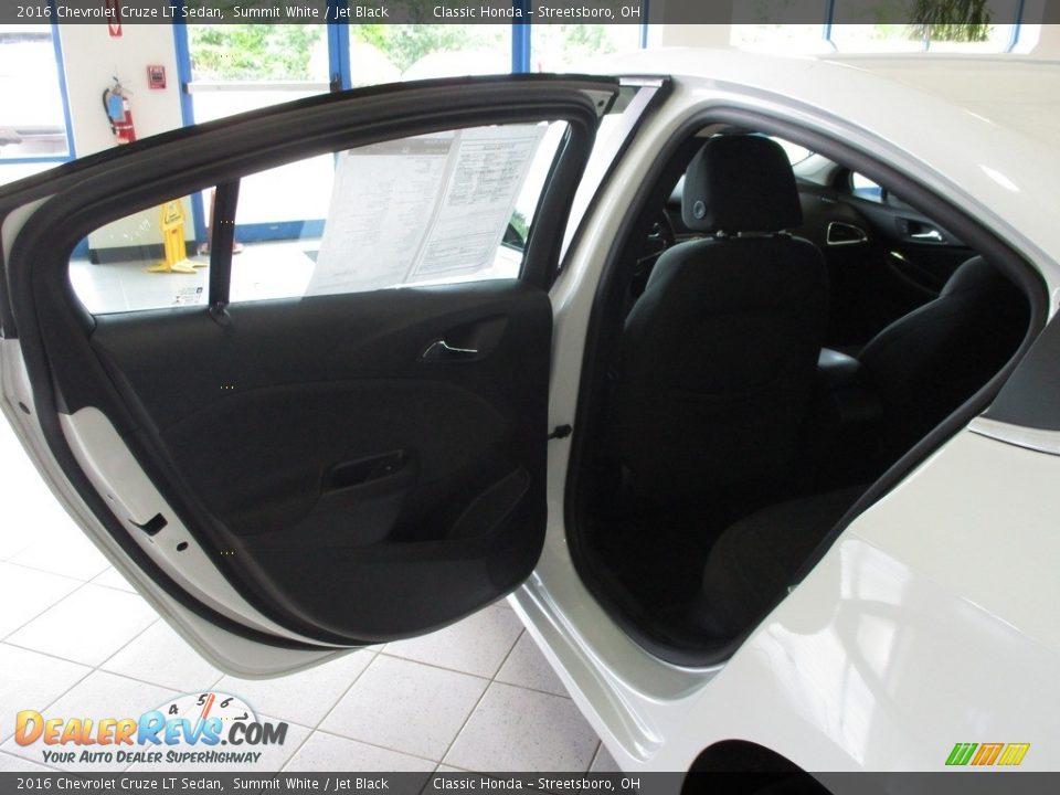 2016 Chevrolet Cruze LT Sedan Summit White / Jet Black Photo #22