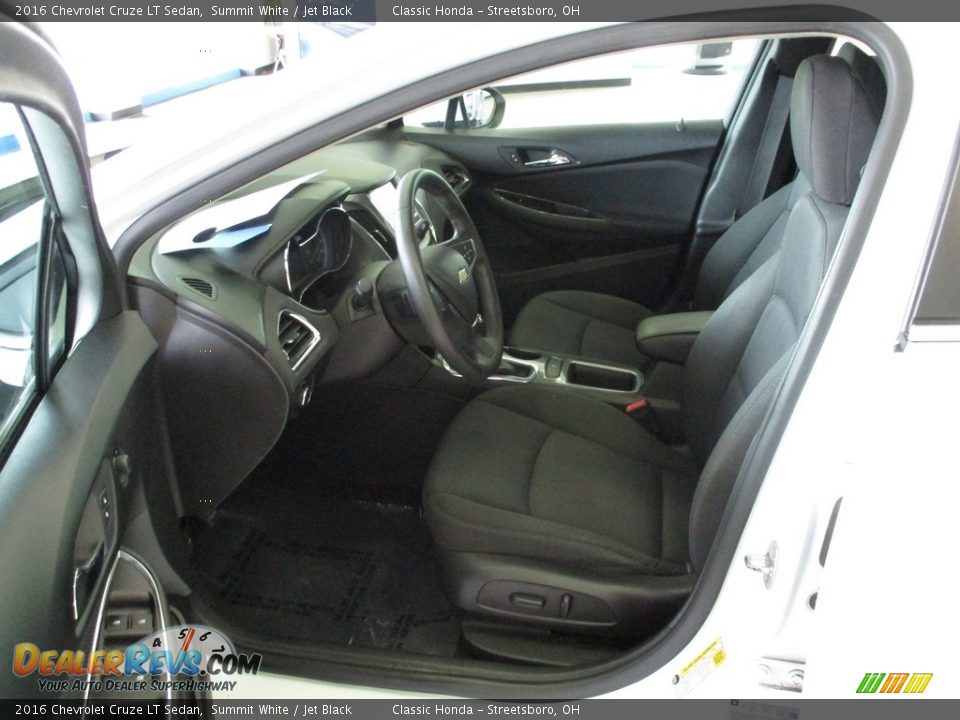 2016 Chevrolet Cruze LT Sedan Summit White / Jet Black Photo #26