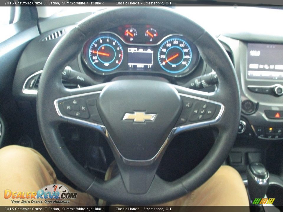 2016 Chevrolet Cruze LT Sedan Summit White / Jet Black Photo #30