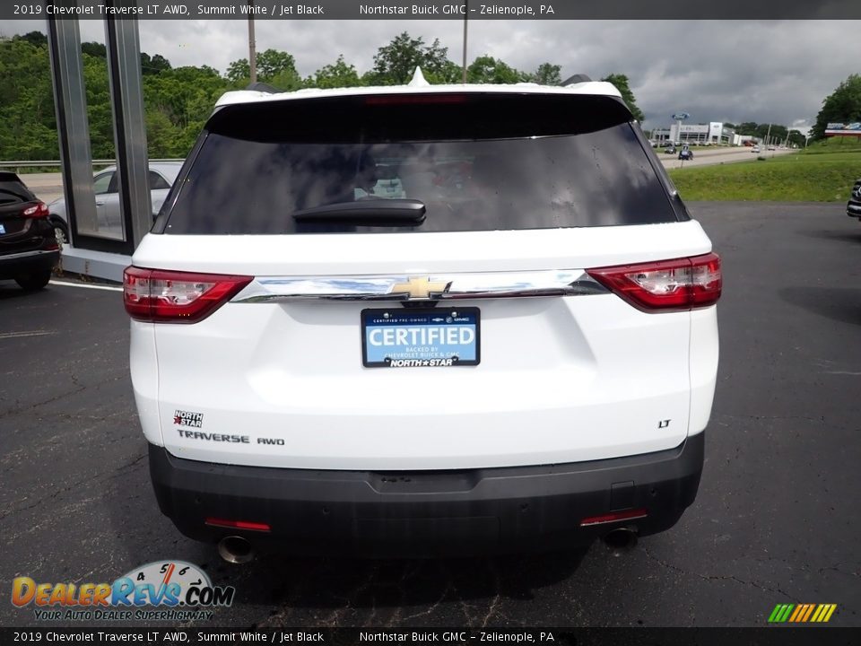 2019 Chevrolet Traverse LT AWD Summit White / Jet Black Photo #5