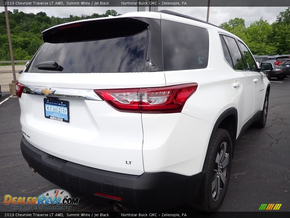 2019 Chevrolet Traverse LT AWD Summit White / Jet Black Photo #7