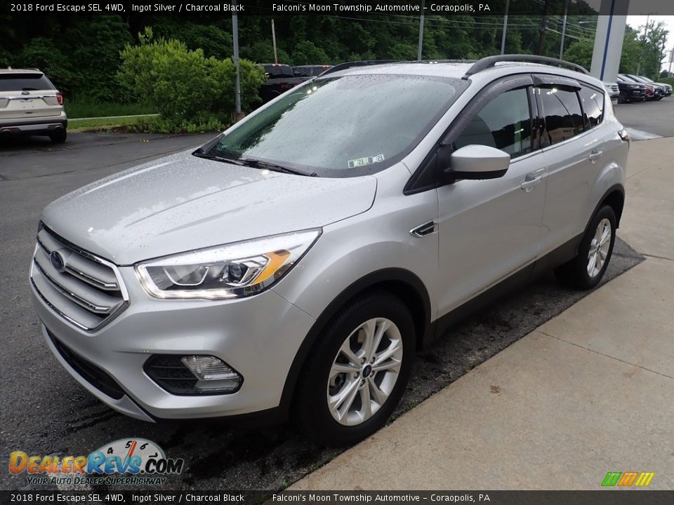 2018 Ford Escape SEL 4WD Ingot Silver / Charcoal Black Photo #7