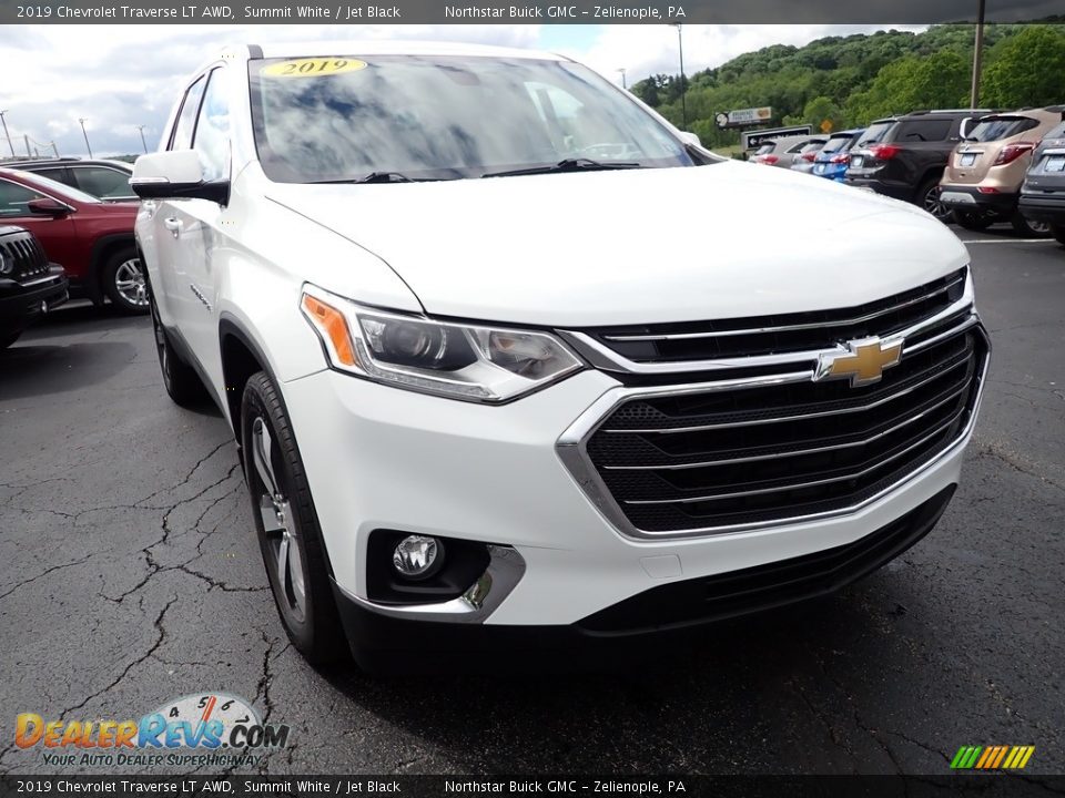 2019 Chevrolet Traverse LT AWD Summit White / Jet Black Photo #10