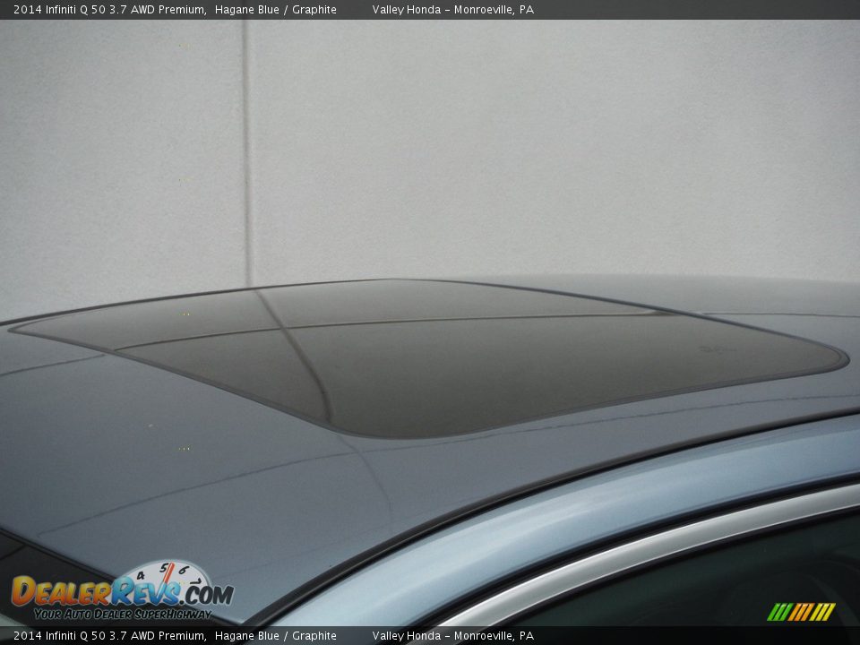 2014 Infiniti Q 50 3.7 AWD Premium Hagane Blue / Graphite Photo #4