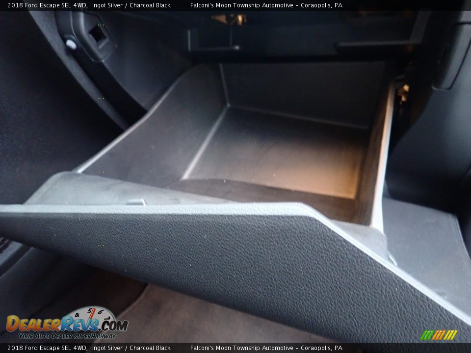 2018 Ford Escape SEL 4WD Ingot Silver / Charcoal Black Photo #13