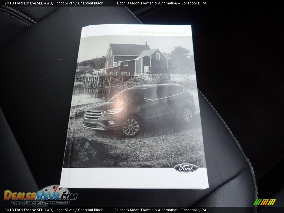2018 Ford Escape SEL 4WD Ingot Silver / Charcoal Black Photo #14