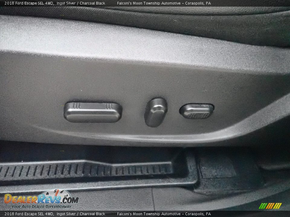 2018 Ford Escape SEL 4WD Ingot Silver / Charcoal Black Photo #22
