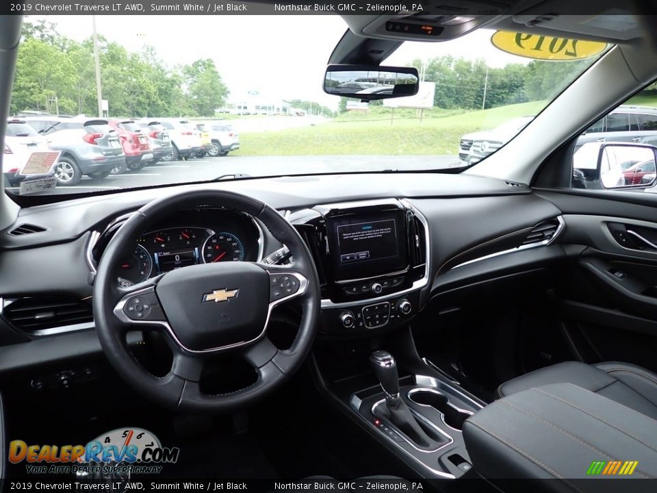 2019 Chevrolet Traverse LT AWD Summit White / Jet Black Photo #21